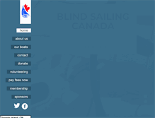 Tablet Screenshot of blindsailing.ca